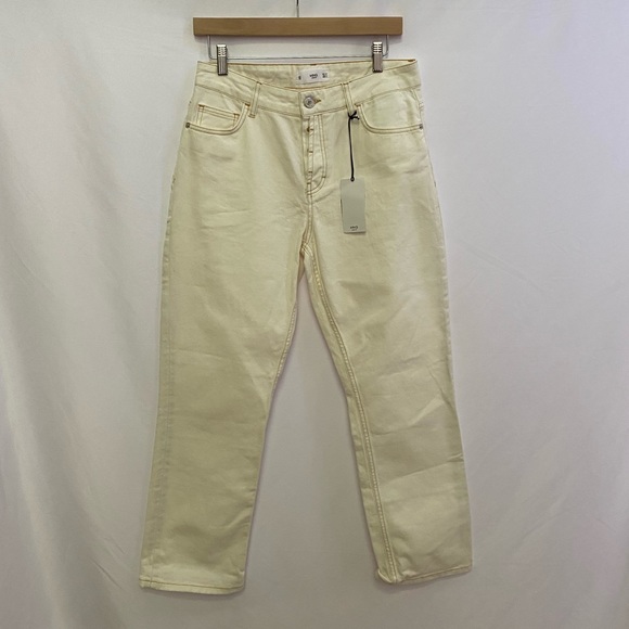 Mango Kickflare Contrast Stitch Denim - Picture 4 of 7